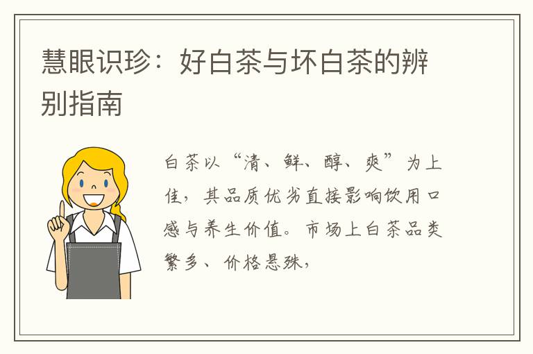 慧眼识珍:好白茶与坏白茶的辨别指南
